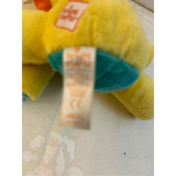 Bright Starts Taggie plush yellow lion rattle toy replacement - Picture 5 of 7